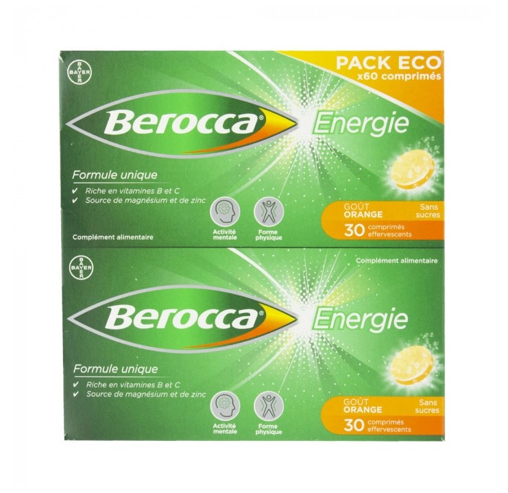 Berocca Energie 60 Comprimés Effervescents